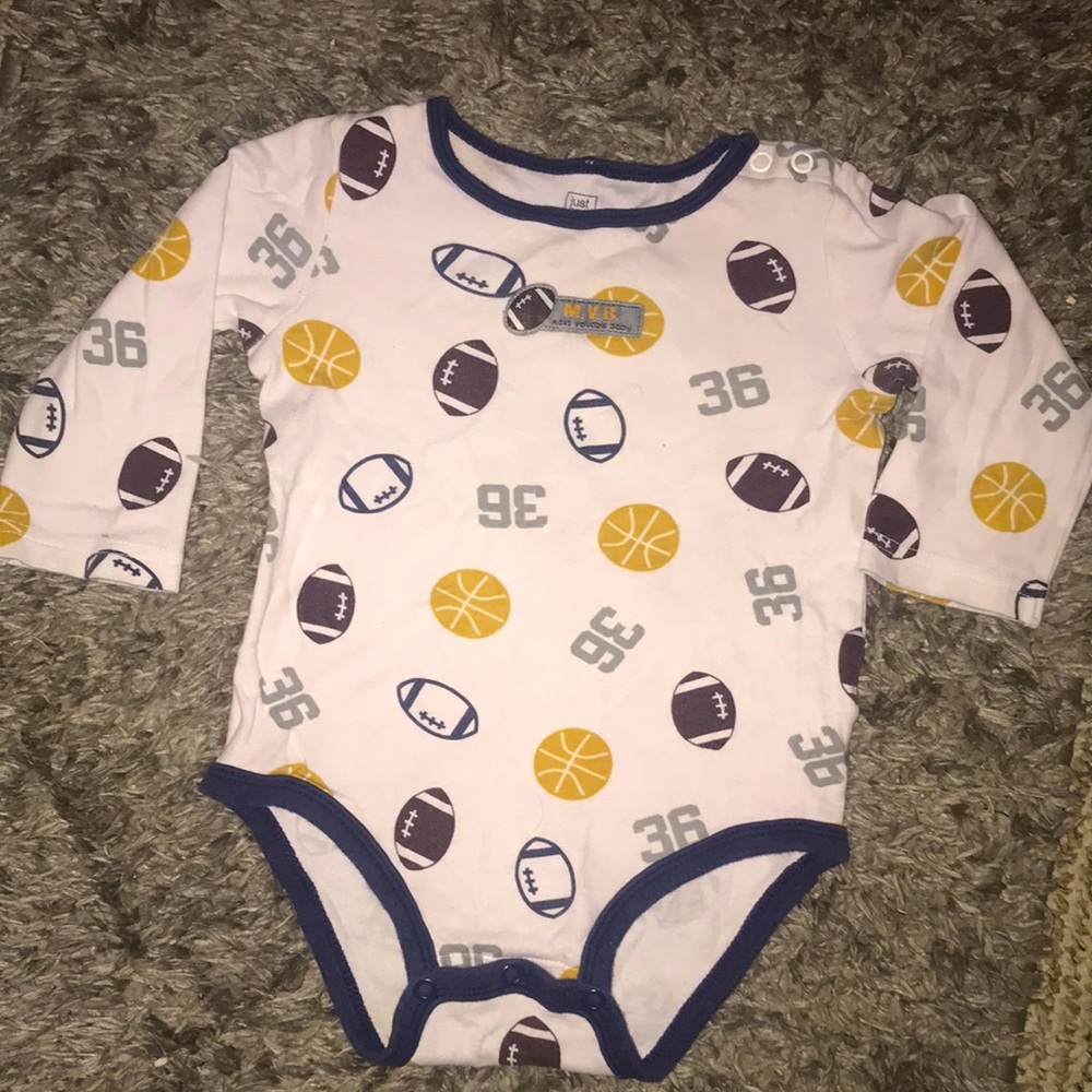 M.V.P Baby boy onesie